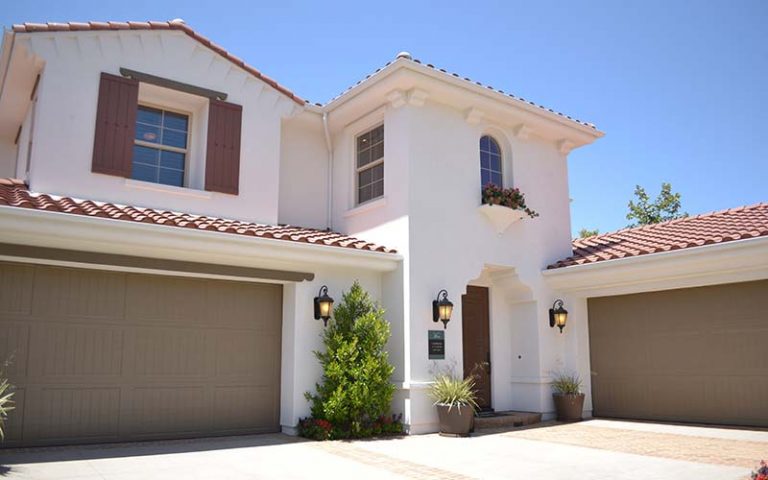 A house and garage